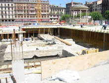 Construcción Plaza del Castillo